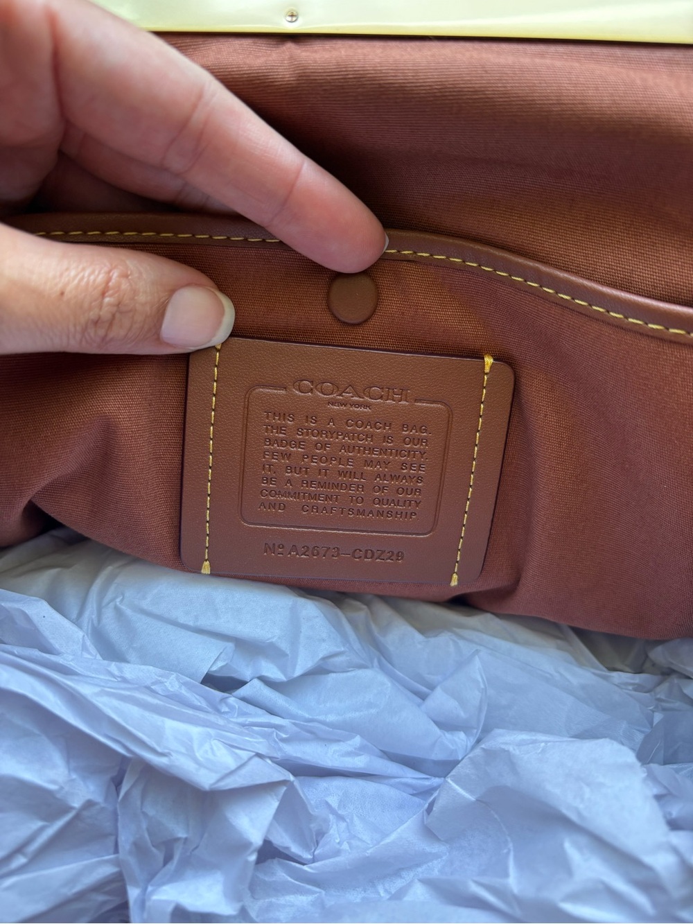 Coach Frame 27 Kisslock Bag - Picture 5 of 7